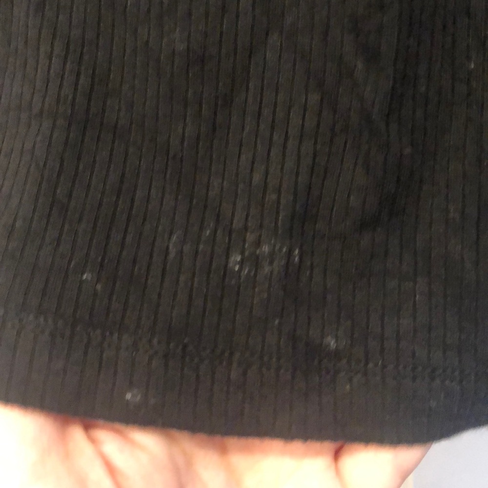 H&M Black Ribbed Basic Dress - Picture 3 of 3